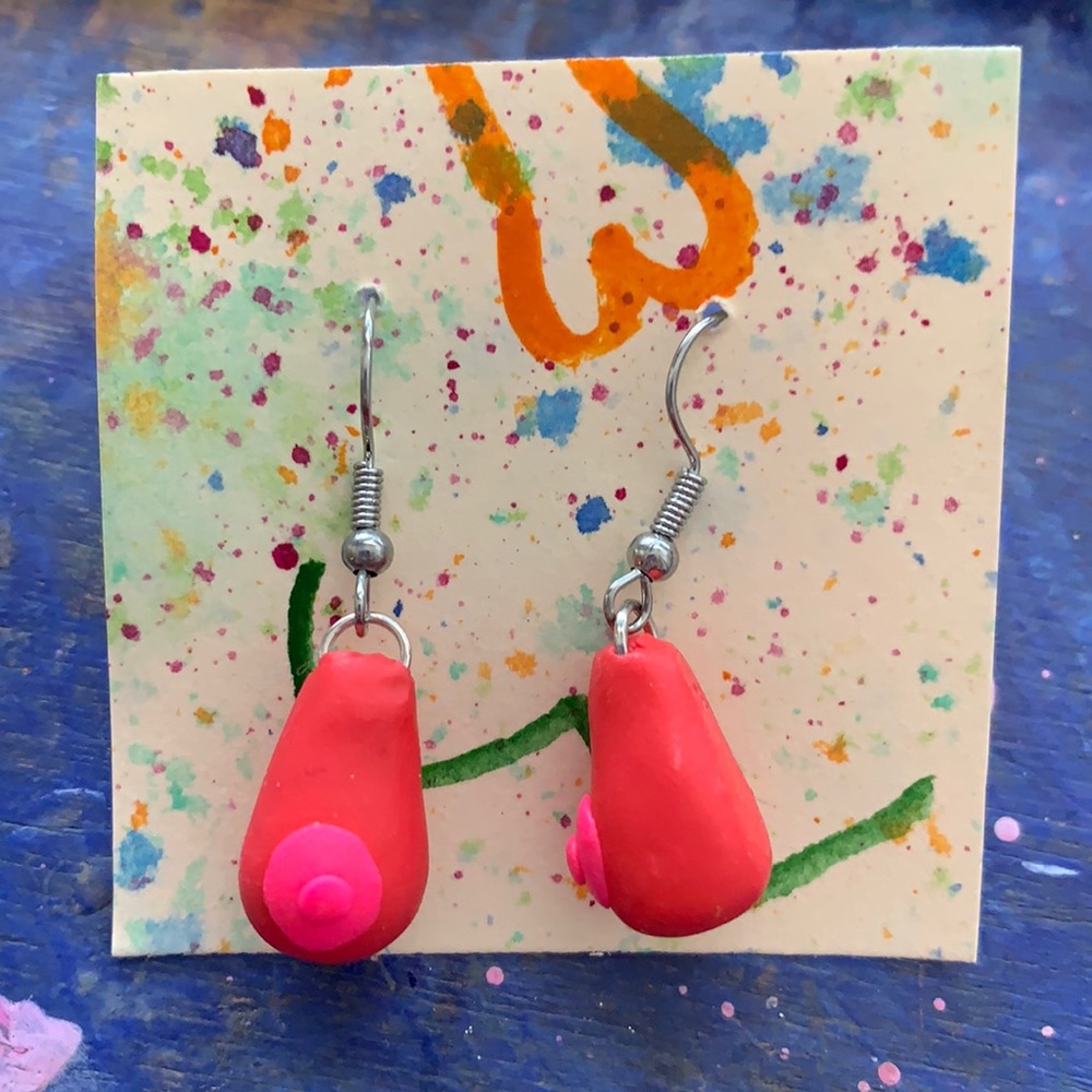 Boob Earrings